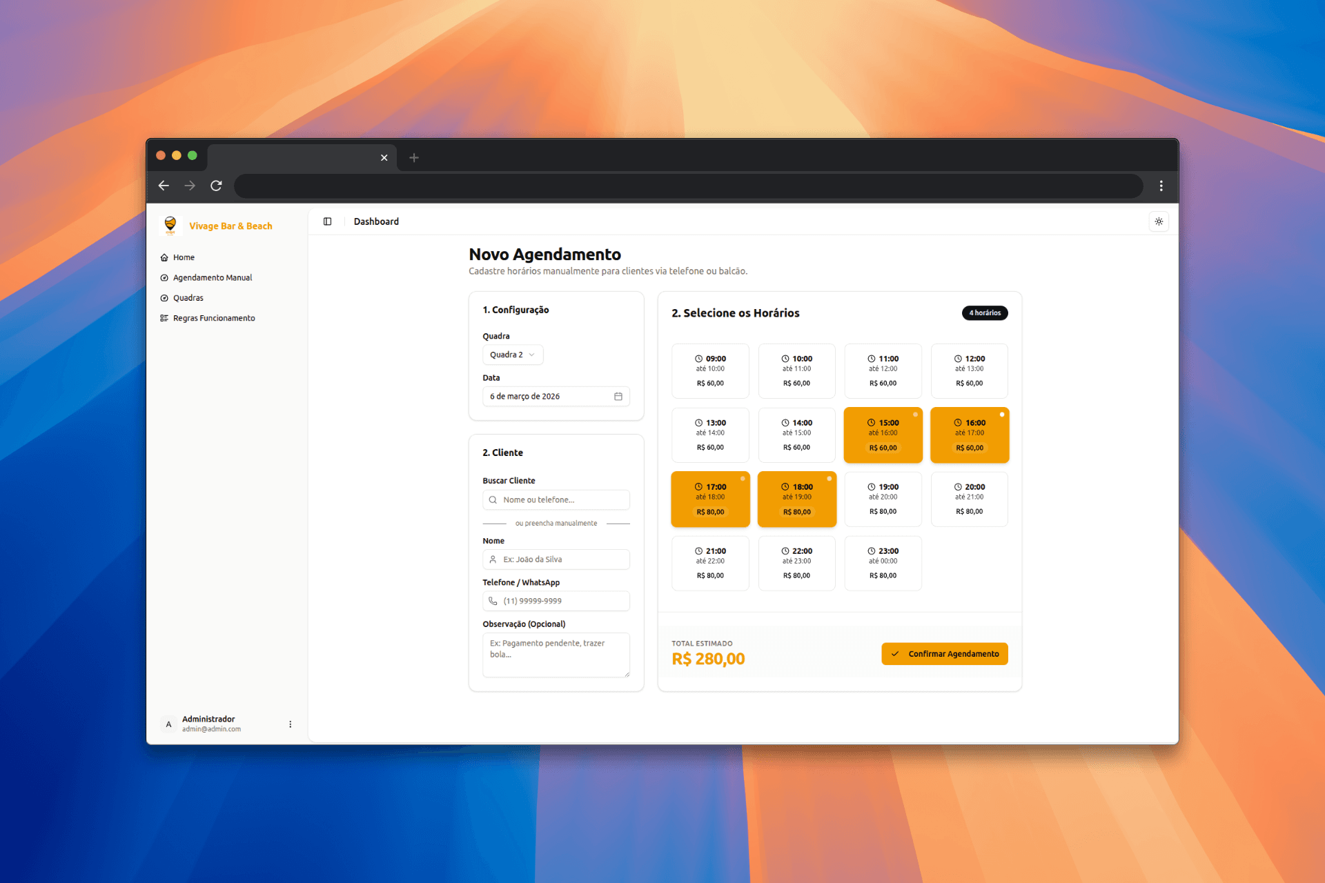Plataforma ReservaPro